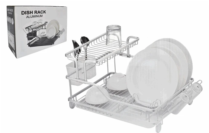 Escurridor de metal para platos 2 niveles's foto | Mi Casita |  BizneCubano