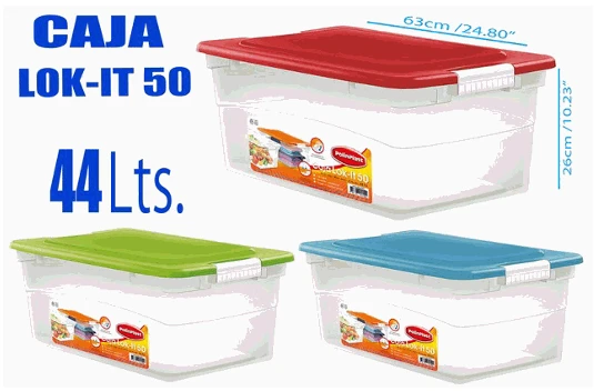 Caja Organizadora Plastica 44lts's foto | Mi Casita |  BizneCubano