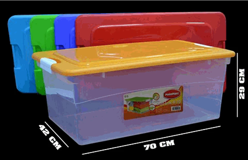 Caja Organizadora Plastica 70lts's foto | Mi Casita |  BizneCubano